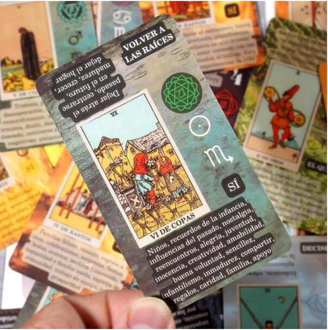 Tarot Español Significados + Bolsa Funda Con Mantel