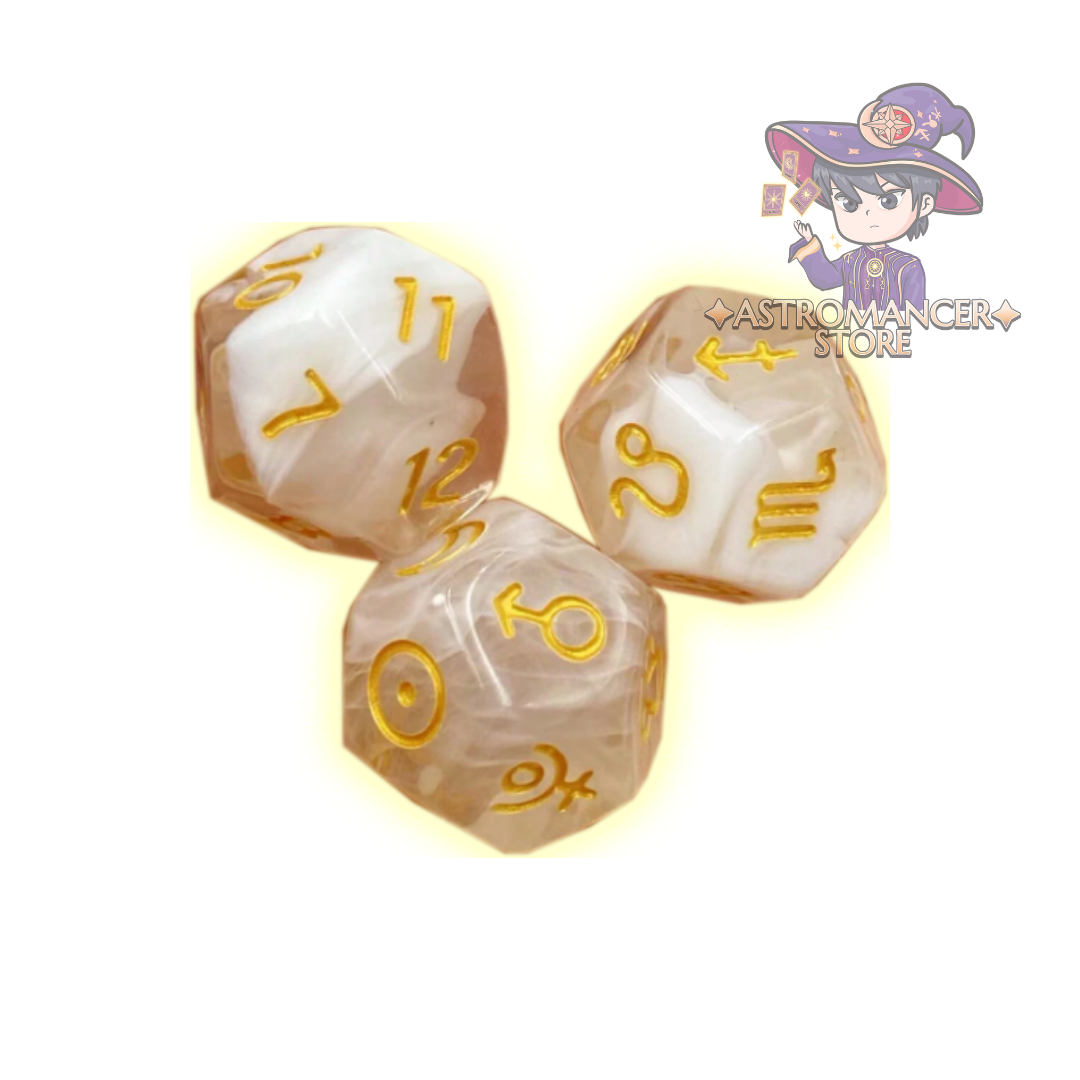 Pack Tarot Rider Waite + Mantel y Bolsa Moradas + Dados Astrológicos