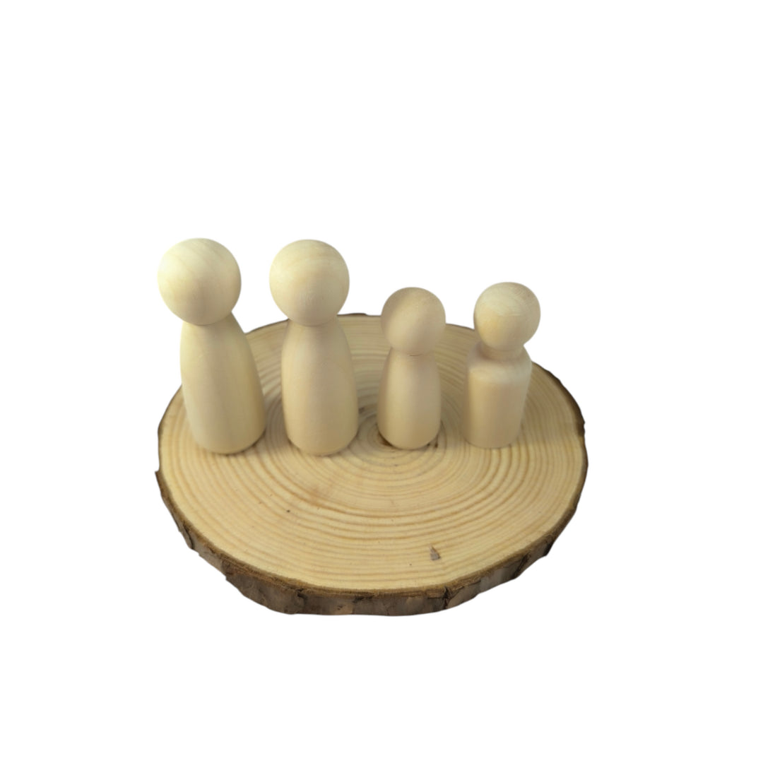 Set 50 FAMORES figuras de madera para constelacion familiar