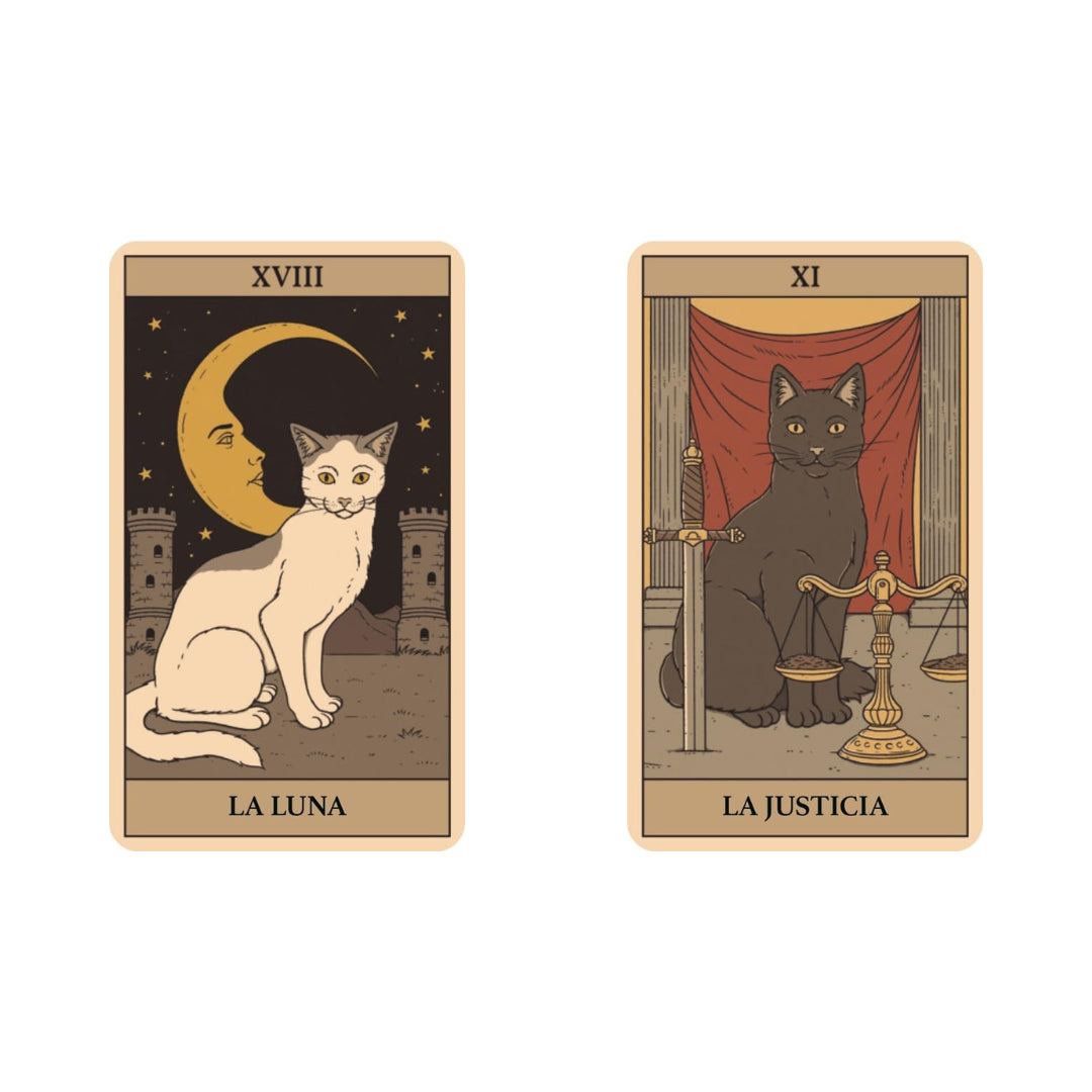 Los Gatos Dominan la Tierra Tarot Original Español