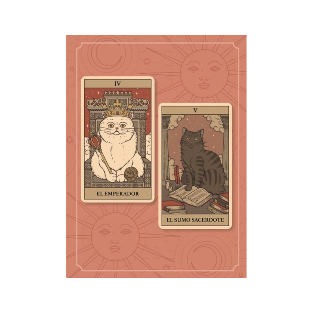 Los Gatos Dominan la Tierra Tarot Original Español