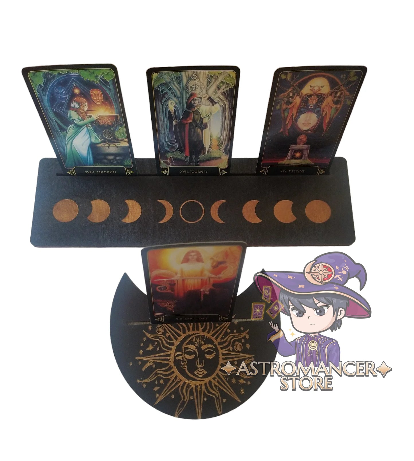 Soporte para cartas de Tarot u Oraculo