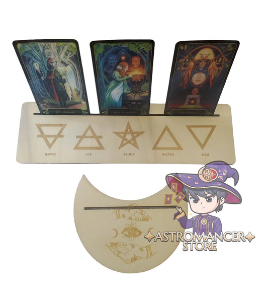 Soporte para cartas de Tarot u Oraculo
