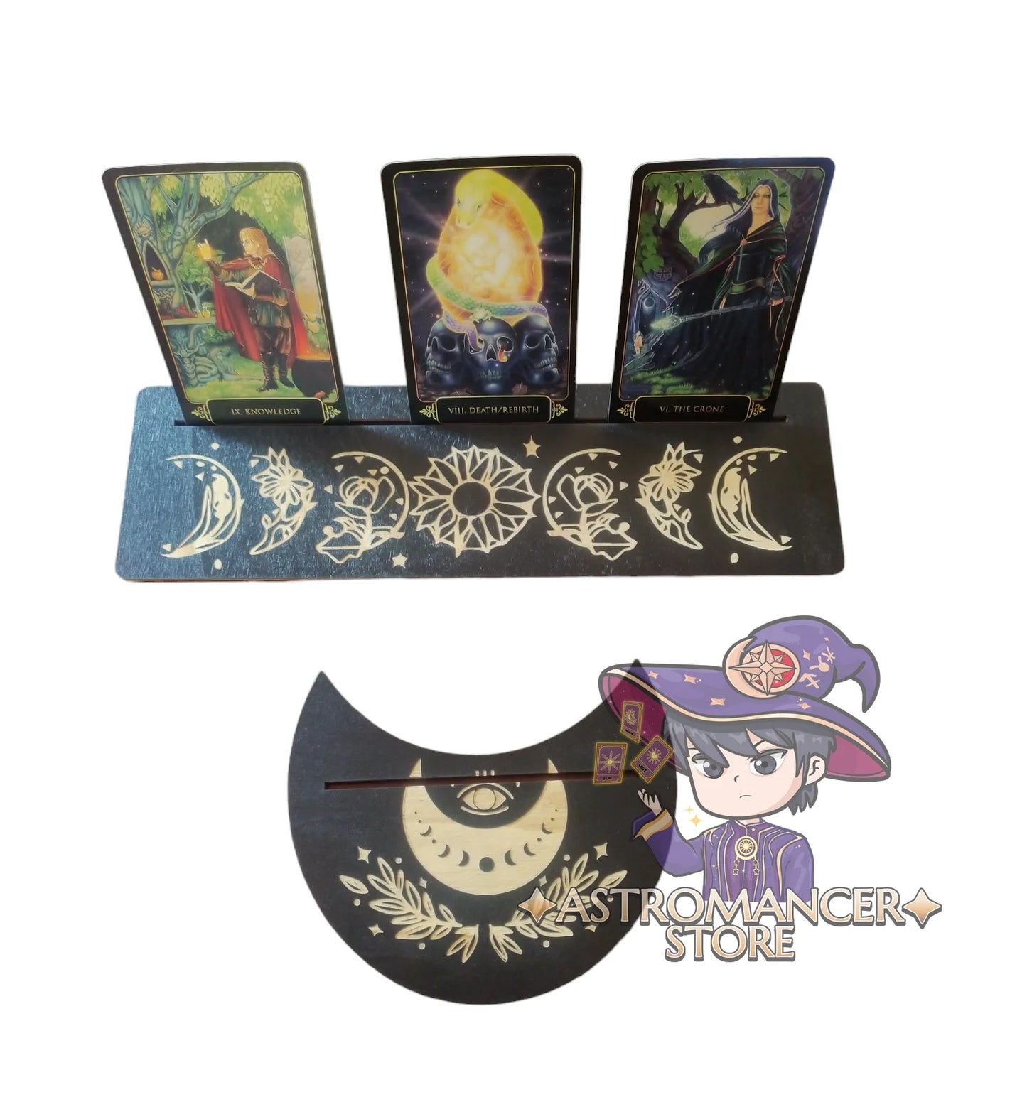 Soporte para cartas de Tarot u Oraculo