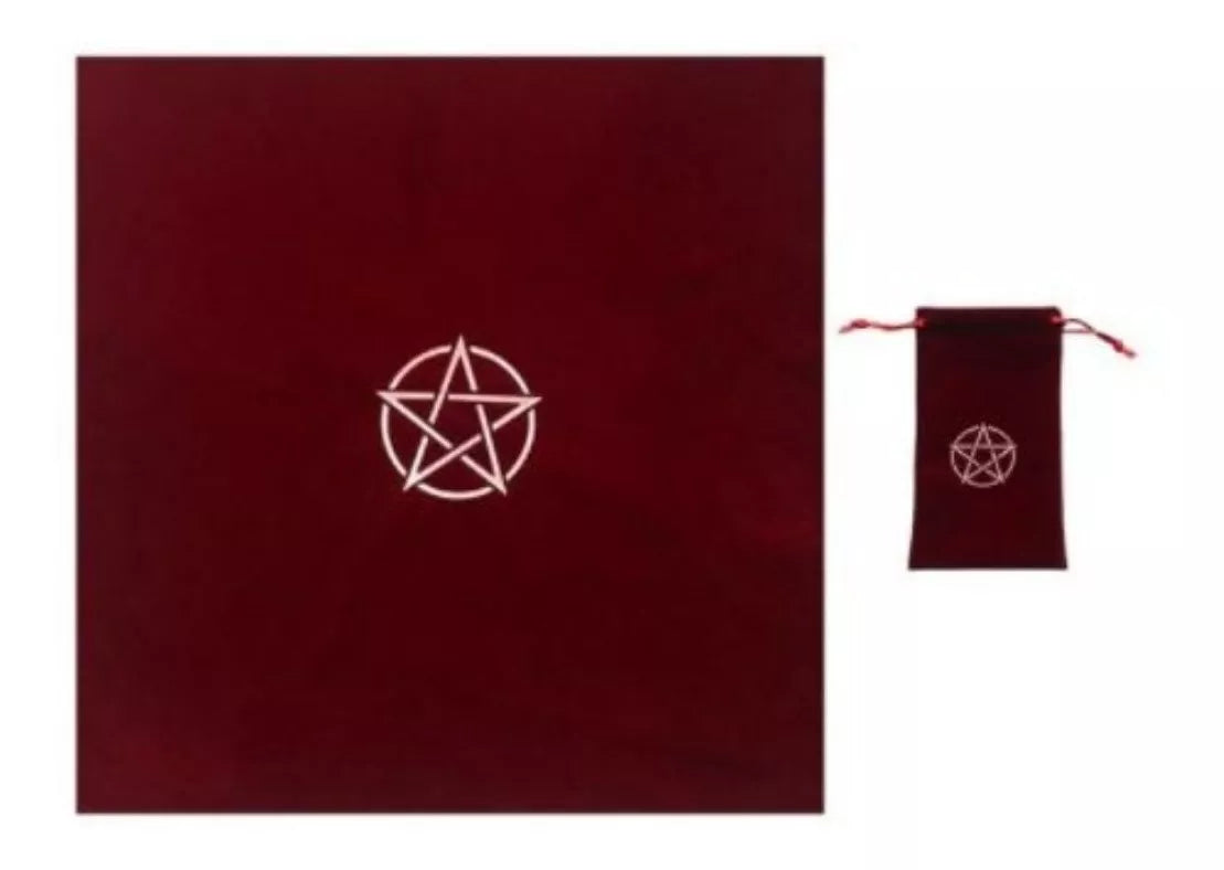Bolsa + Mantel para cartas de Tarot u Oraculos
