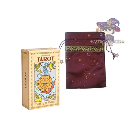 Tarot Rider Waite + Bolsa Funda de Luna y Estrellas