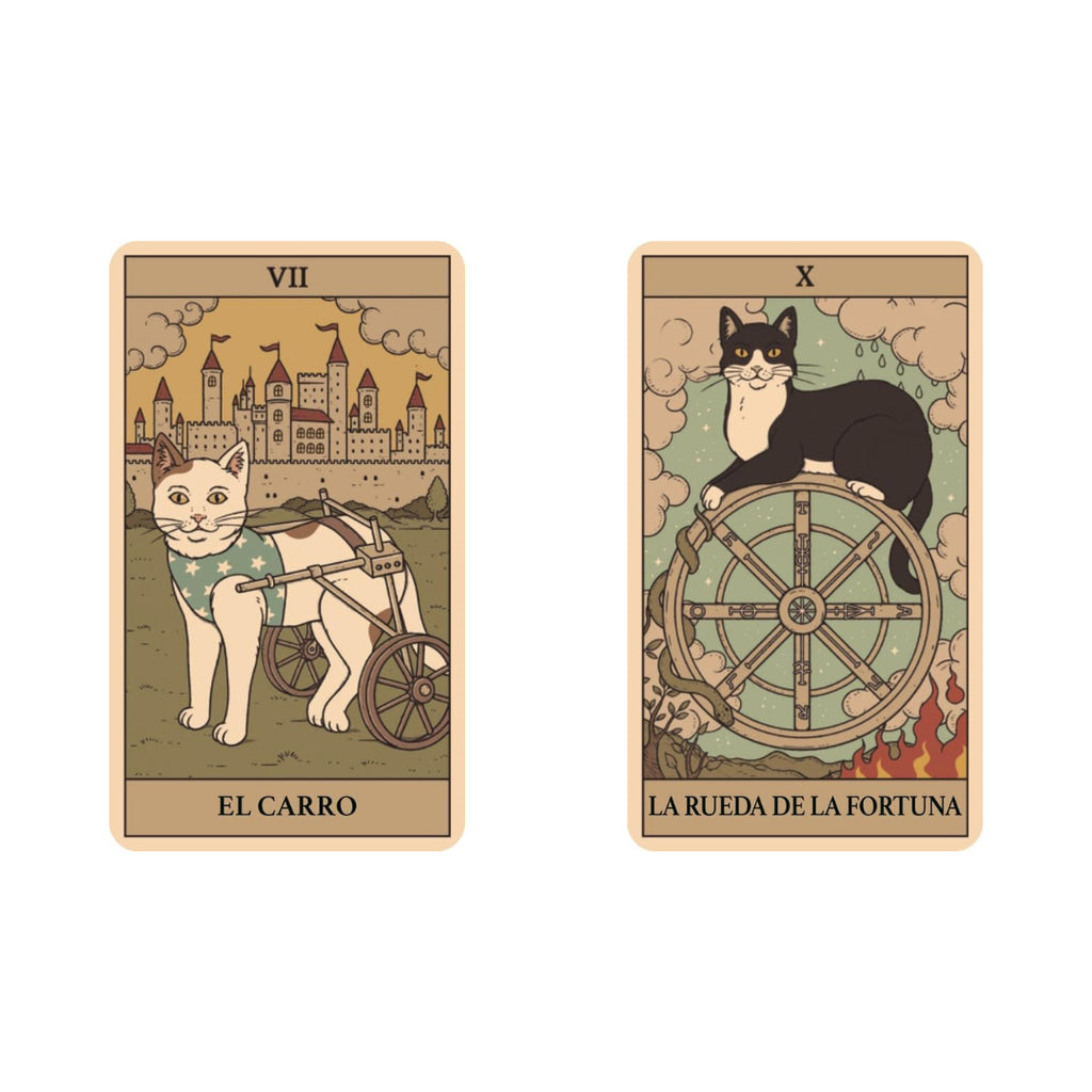 Los Gatos Dominan la Tierra Tarot Original Español Astromancer Store_tienda_de_tarot