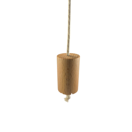 Pendulo Hebreo (Metutelet) de madera de Haya con Etiquetas incluidas