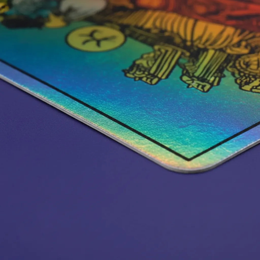 Tarot Rider Waite Holografico Premium 78 Cartas
