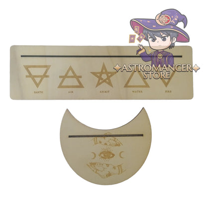 Soporte para cartas de Tarot u Oraculo